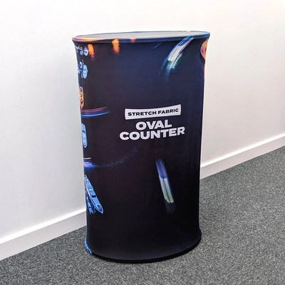 Stretch Fabric - Oval Counter - Front